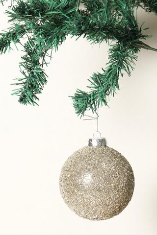 Glitter Hanging Bauble Xl