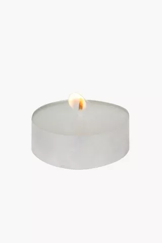 Pack Of 25 Tealight Long Burn Candles