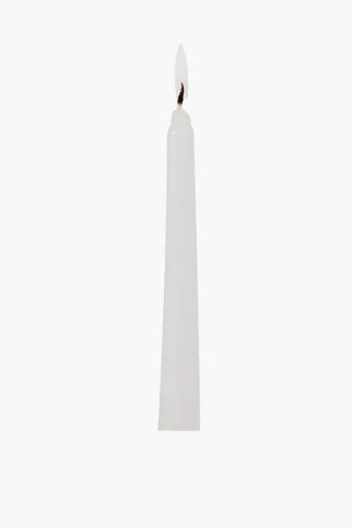 Pack Of 4 Tapered Dinner Candles, 20cm