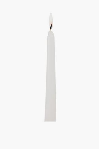 Pack Of 4 Tapered Dinner Candles, 20cm