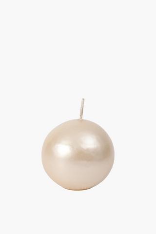 Pearl Ball Candle 8cm
