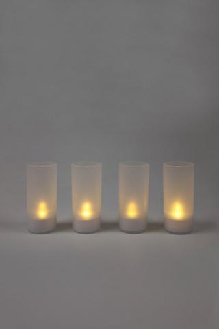 4 Pack Led Tealight Votives