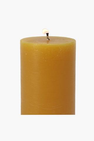 Lemon Pillar Candle, 7,5x20cm