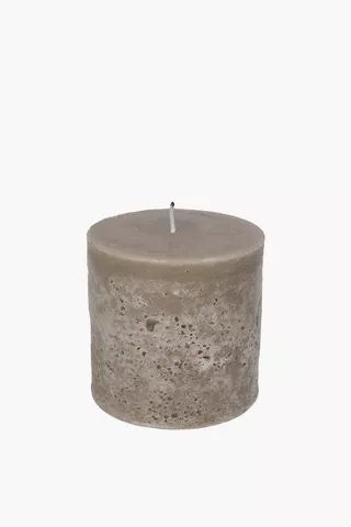Sandalwood Rustic Candle, 7x7,5cm