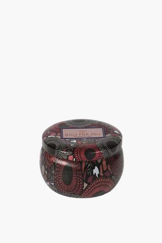 Sea Salt And Sage Rustic Tin Candle