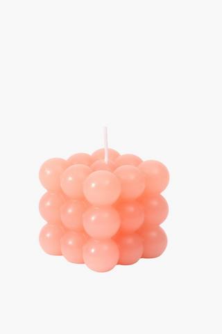 Bubble Pillar Candle Mini