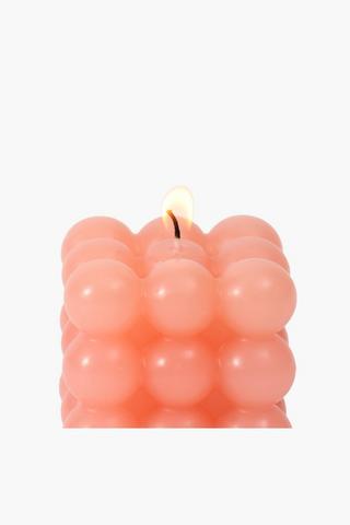 Bubble Pillar Candle Mini
