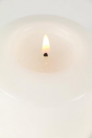 5 Unscented Pillar Candles