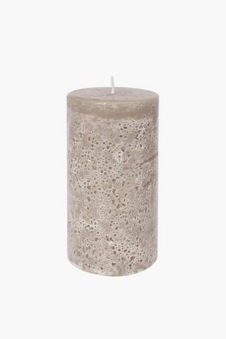 Fragranced Rustic Pillar Candle, 7,5x20cm