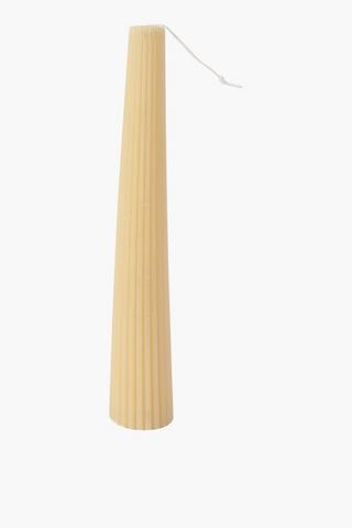 Fragranced Ripple Candle, 25cm