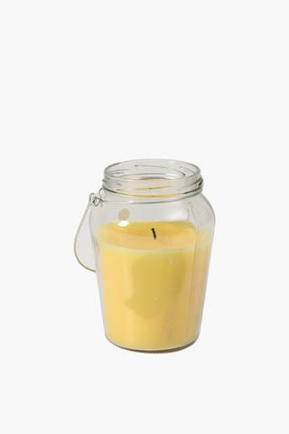 Citronella Glass Hanging Candle