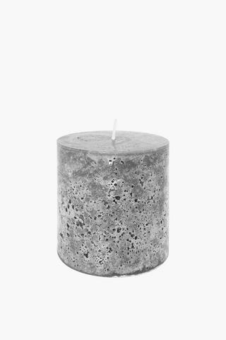 Fragranced Rustic Pillar Candle, 7x7,5cm