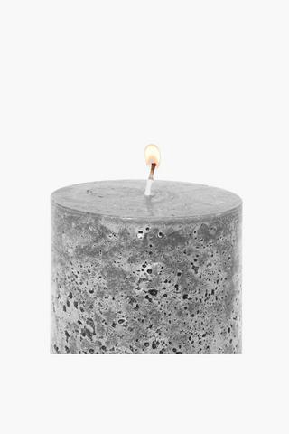 Fragranced Rustic Pillar Candle, 7x7,5cm