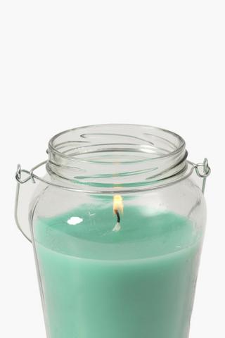 Citronella Glass Hanging Candle