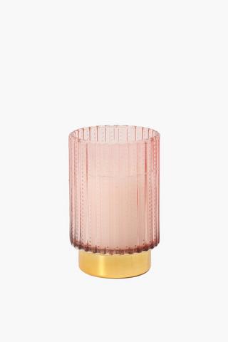 Frost Pine Glass Candle