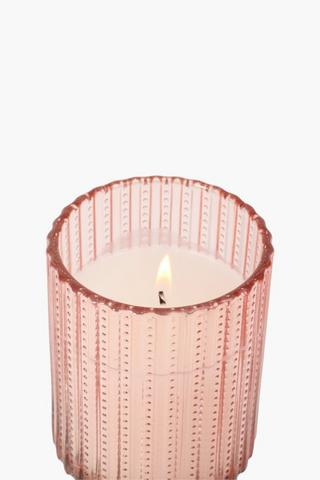 Frost Pine Glass Candle
