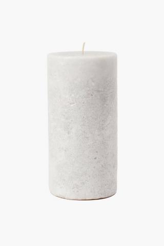Basil Rustic Pillar Candle 10x20cm