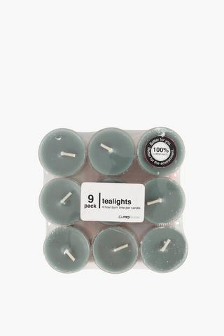Pack Of 9 Scented Tealight Candles