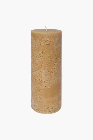 Fragranced Rustic Pillar Candle, 7,5x20cm