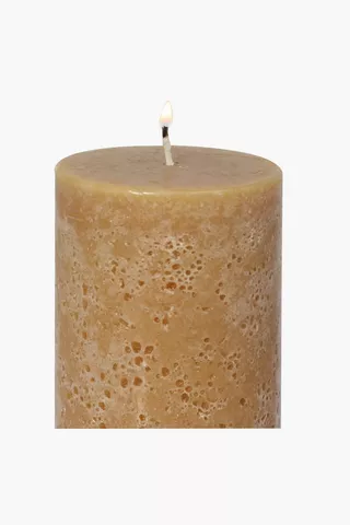 Fragranced Rustic Pillar Candle, 7,5x20cm