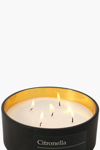 Citronella 3 Wick Candle Xl
