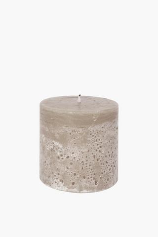 Fragranced Rustic Pillar Candle, 7x7,5cm
