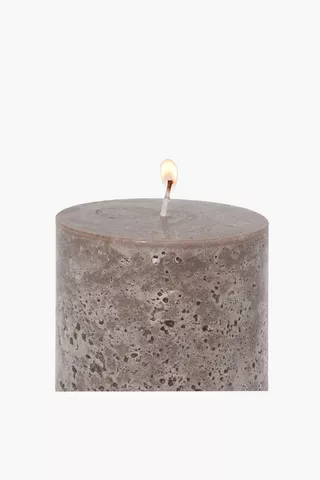 Fragranced Rustic Pillar Candle, 7x7,5cm