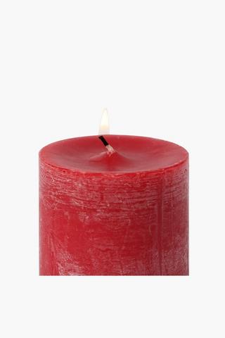 Cranberry Pillar Candle, 7x7,5cm