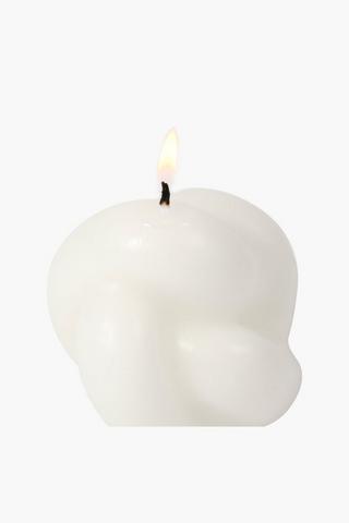 Knotted Pillar Candle 7x8cm