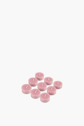 Pack Of 9 Scented Tealight Candles