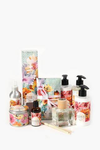 Floral And Tangerine Waxfill Candle