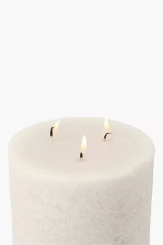 Vanilla Rustic Pillar Candle 14x15cm