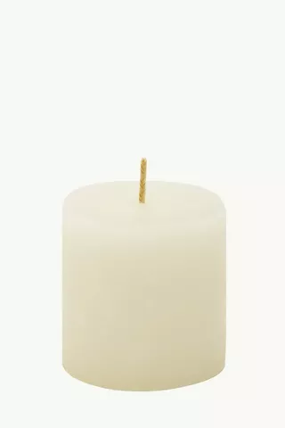Magnolia Pillar Candle, 10x10cm