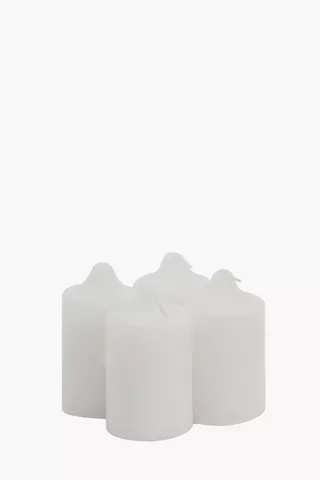 Pack Of 4 Votive Candles, Large