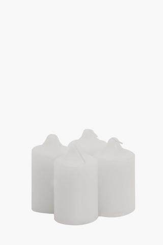 Pack Of 4 Votive Candles, Large