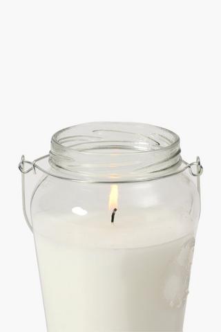 Citronella Glass Hanging Candle