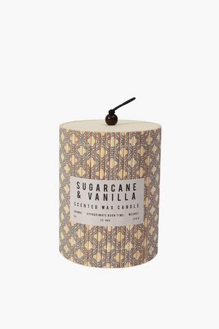 Sugar Cane And Vanilla Wax Fill Candle