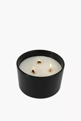 Deep Amber And Rose Waxfill Candle