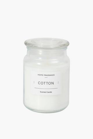 Cotton Jar Candle Large