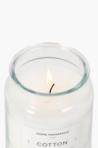 Cotton Jar Candle Large