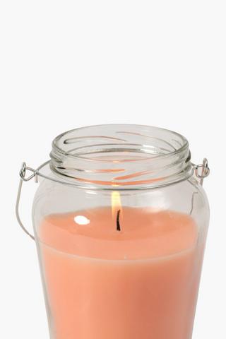 Citronella Glass Hanging Candle