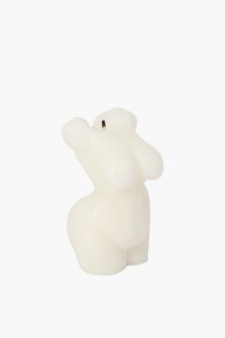 Curve Torso Candle, 8x13cm
