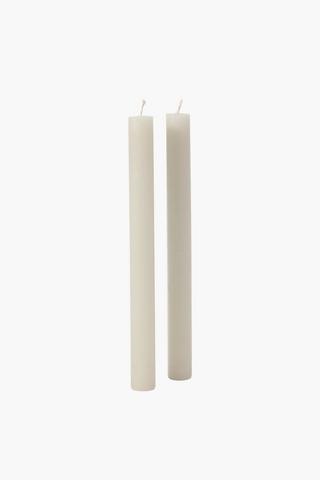 Vanilla Rustic Dinner Candle