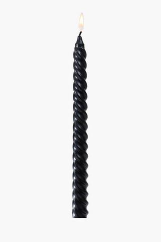 Pack Of 4 Spiral Dinner Candles