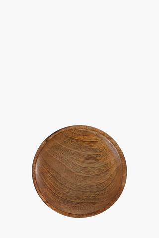 Wood Candle Plate
