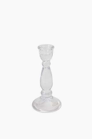 Glass Candle Stick Holder Medium