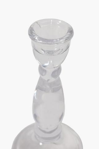 Glass Candle Stick Holder Medium