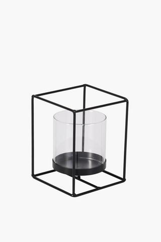Metal Prism Candle Holder