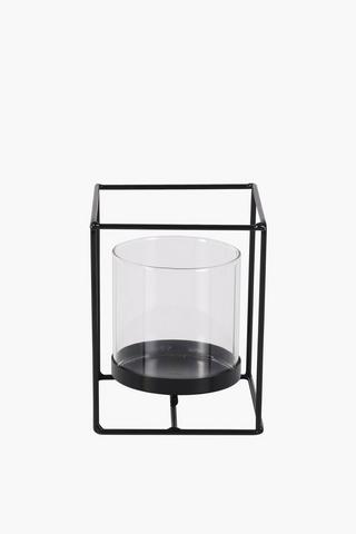 Metal Prism Candle Holder