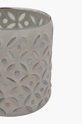 Mosaic Glass Hurricane Large